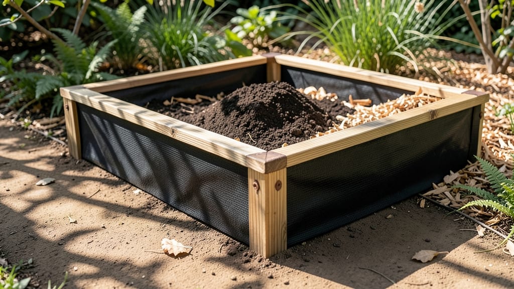 Garden Bed With Bottom: Underground Airflow for Root Health