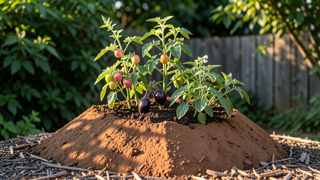 Mound Garden for Warm-Season Crops