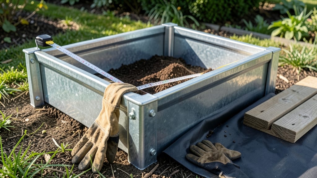 Land Guard Galvanized Raised Garden Bed Kit: Durable Steel Frames for Year-Round Planting