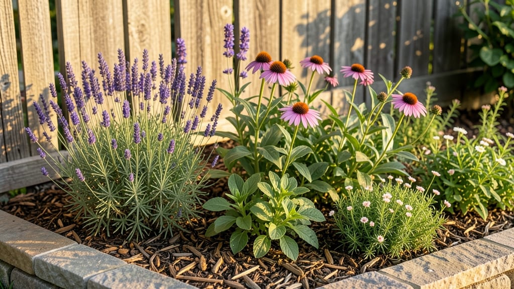 Garden Bed Along Fence: Privacy-Secure Vertical Planting Space