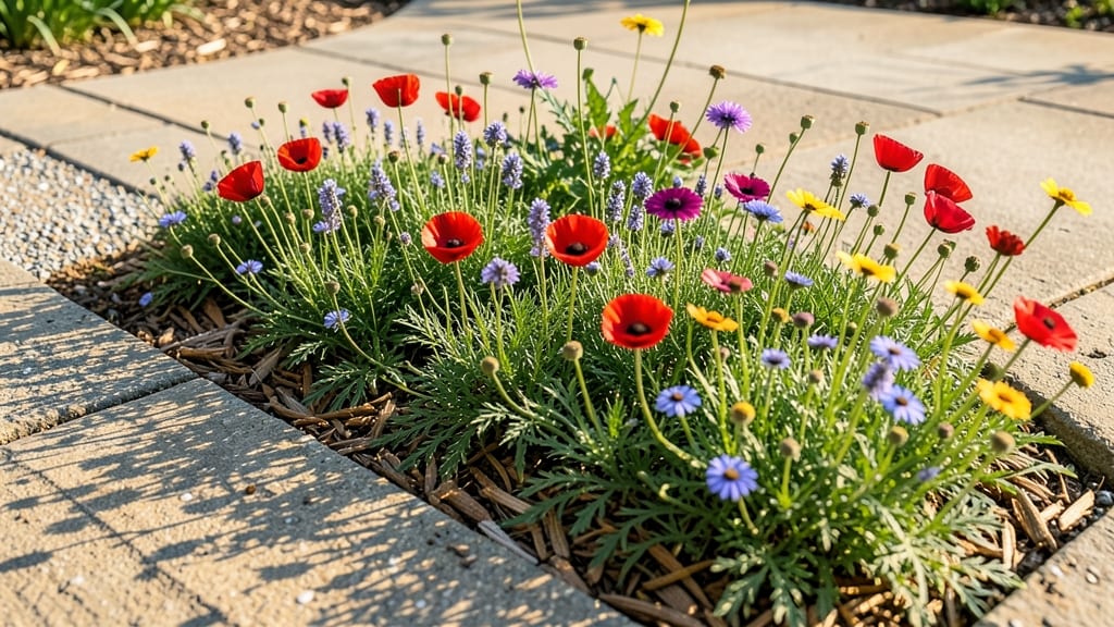 Low-Growing Wildflower Edging
