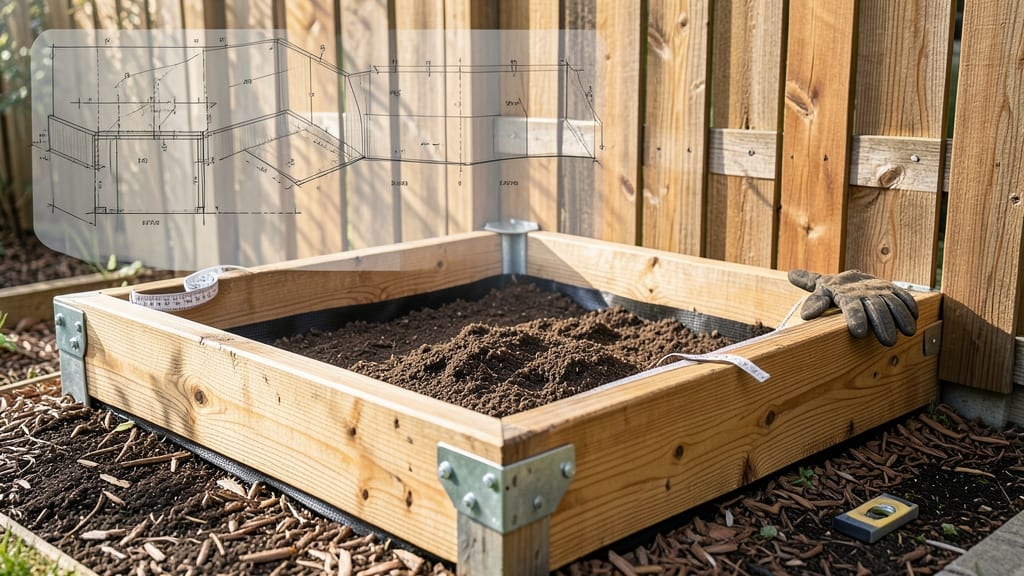 Raised Garden Bed With Fence Plans: Privacy-Enhanced Growing Space Blueprint