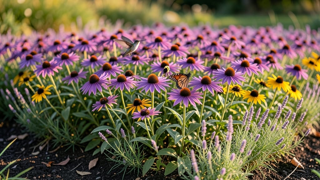 Native Plant Monoculture Beds for Pollinators