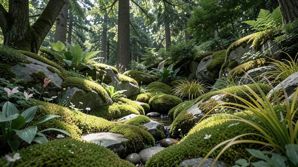 Fairy Tale Moss Rock Garden