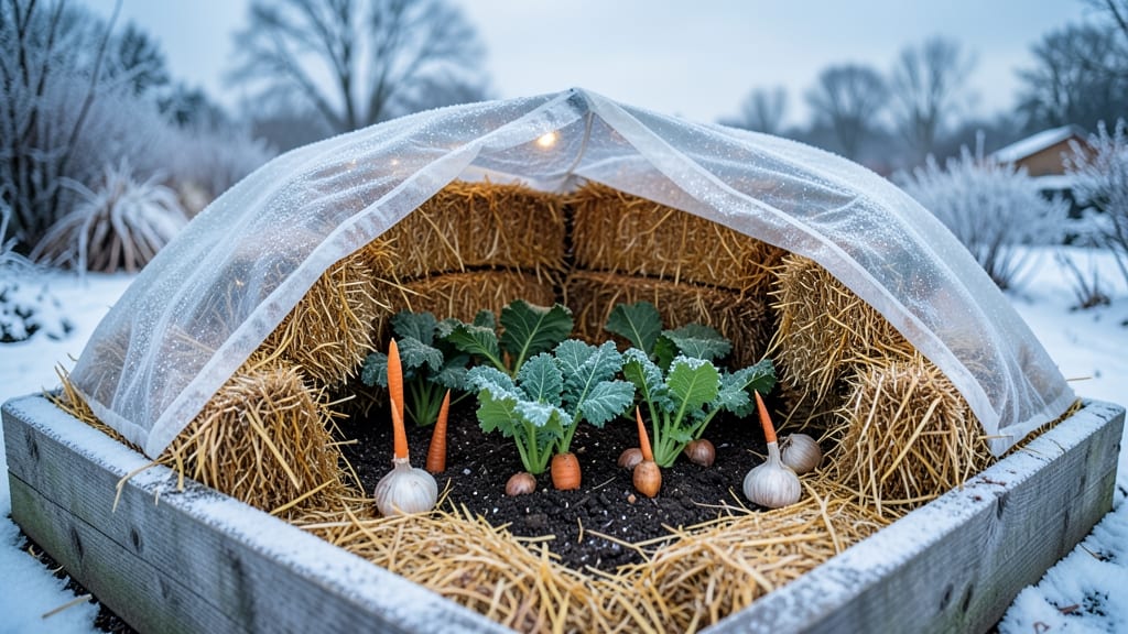 Winter Root Cellar Raised Bed