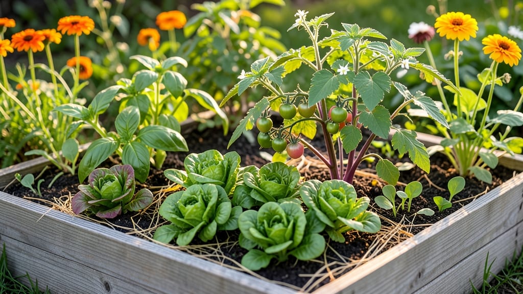Raised Garden Beds Against Fence: Wind-Resistant Privacy Screen With Edible Plants