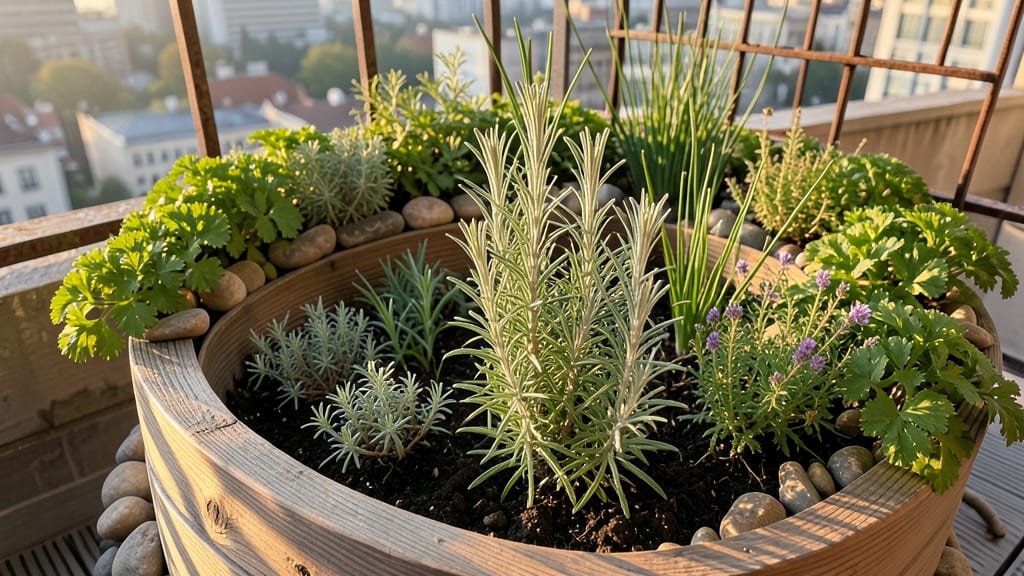 Spiral Herb Garden Layout