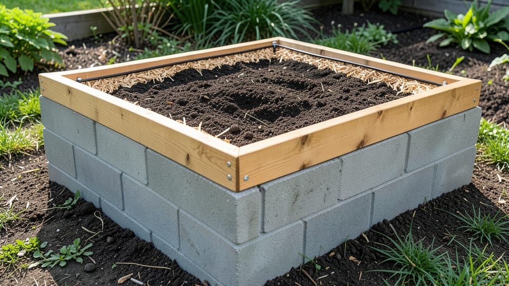 Raised Garden Beds With Cinder Blocks And Wood: Durable Stacking for Long-Term Planting Success