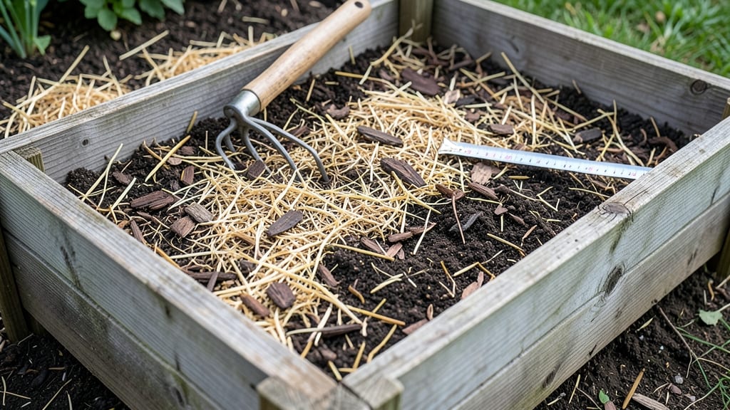 Raised Bed Mulch Layers: Weed-Suppressing Soil Moisture Retention