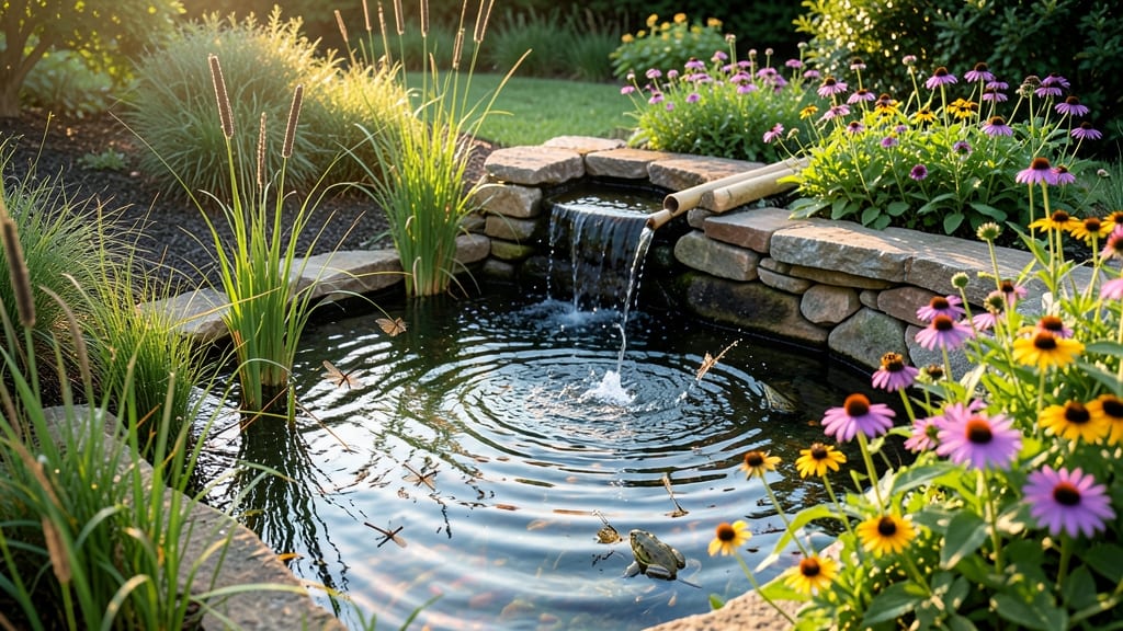 Water Feature and Pollinator Pond Edge