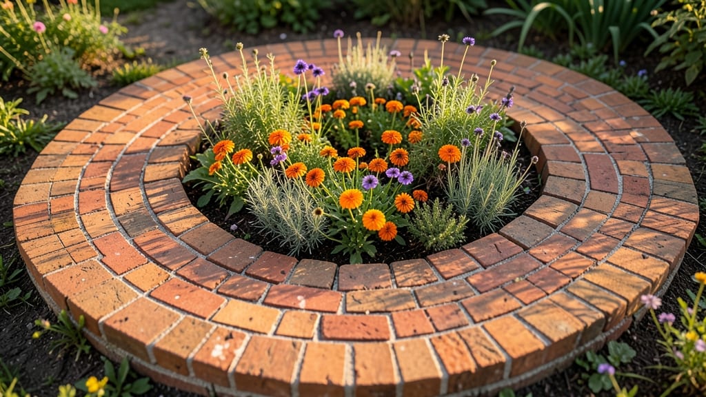 Brick Windmill Pattern Border