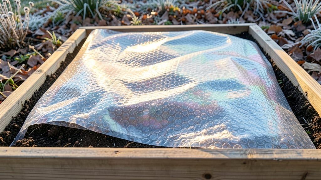 Insulated Bubble Wrap Greenhouse Cover