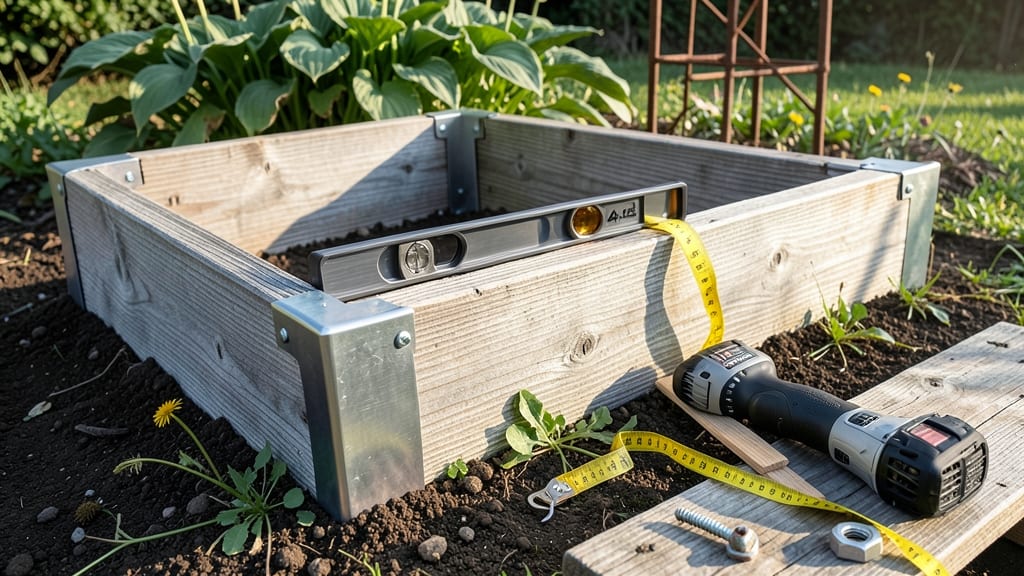 Raised Bed Corner Brackets: Lock-Tight Stability for Heavy Loads and Wind