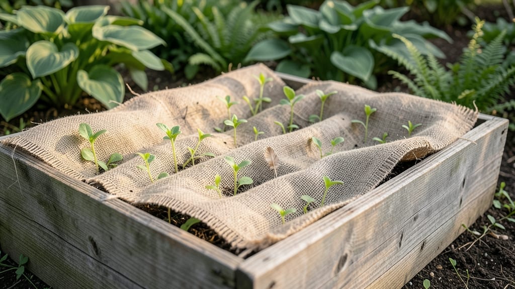 Hessian Cloth for Pest Barrier and Soil Moisture Retention