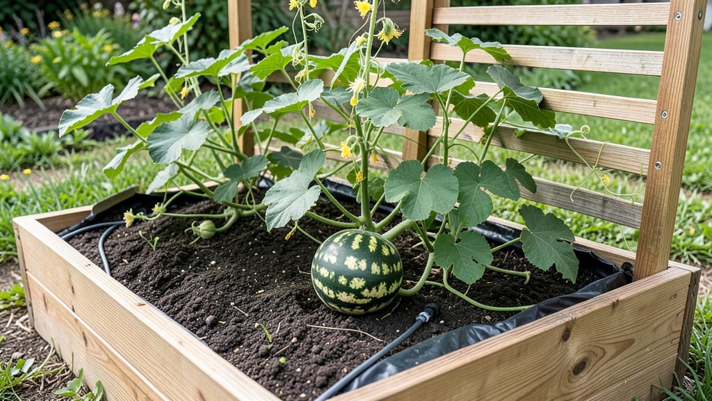 Raised Beds For Watermelon: Heavy-Duty Support for Vining Giants