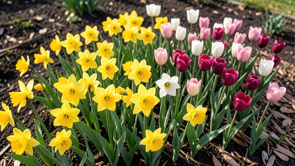 Spring Bulb Combo With Tulips And Daffodils