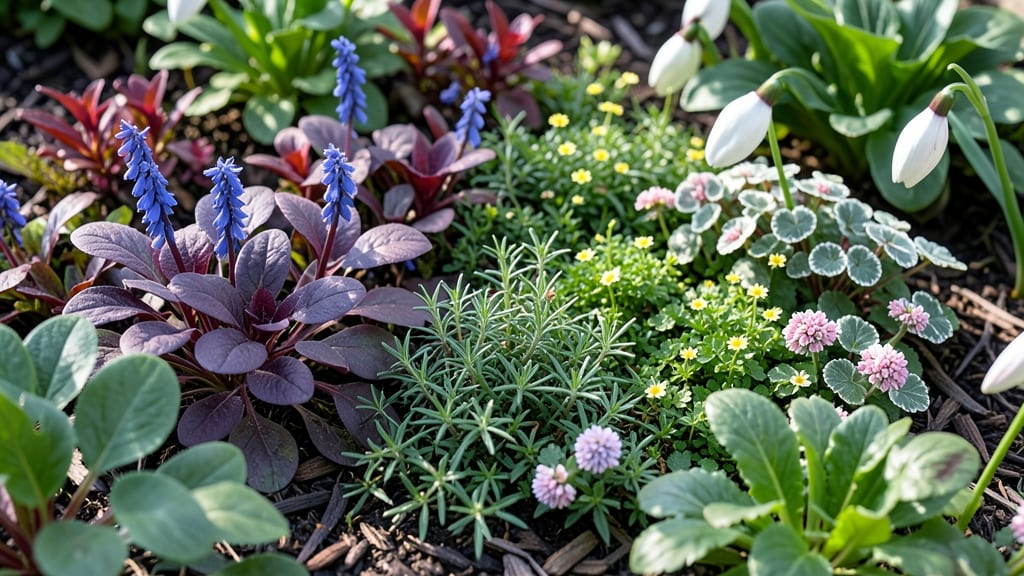 Flower Bed Coverage: Layering Techniques for Year-Round Color and Pollinator Support