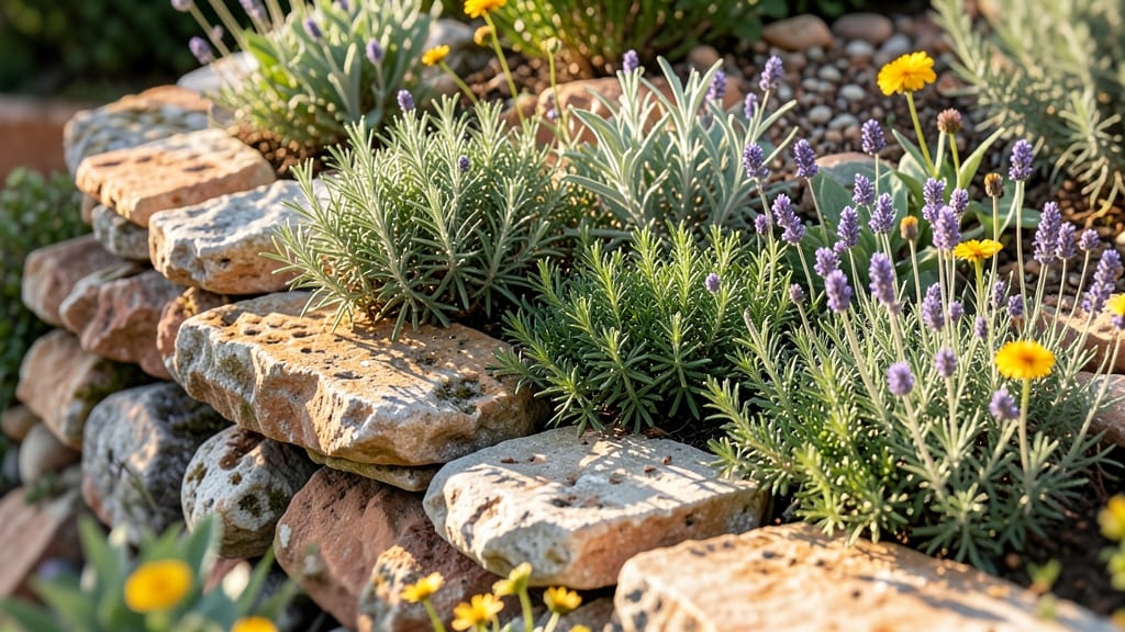 Mediterranean Herb Rock Garden