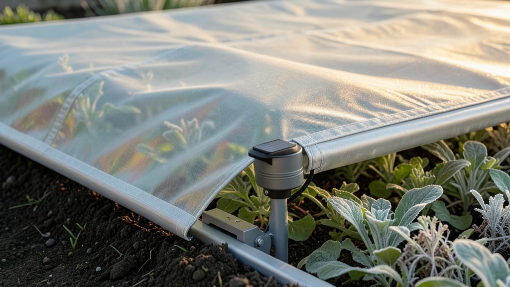 Solar-Powered Automatic Retractable Cover