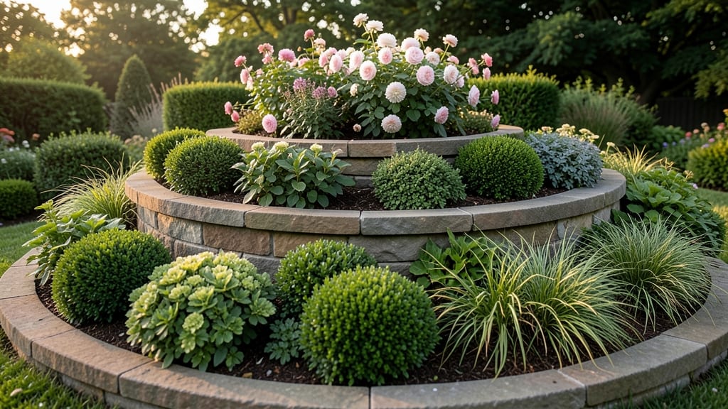 Classic Tiered Round Flower Bed