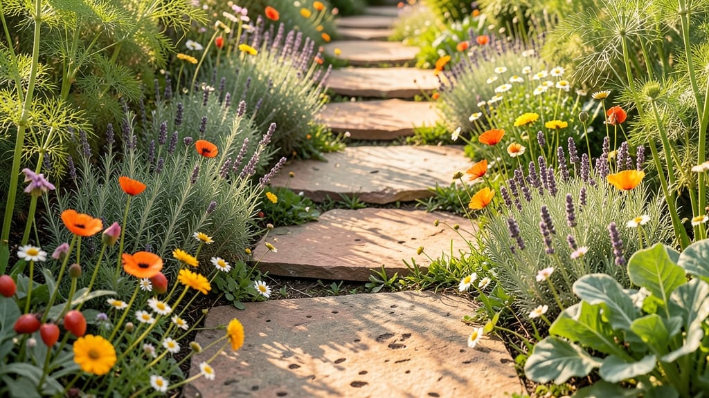 Stepping Stone Herb and Flower Path