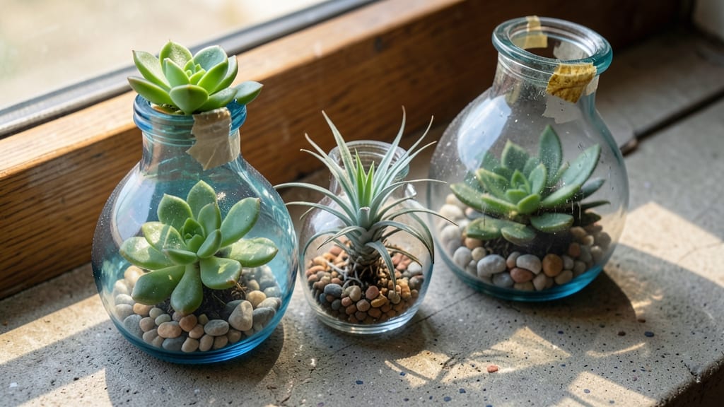 Plastic Bottle Terrariums