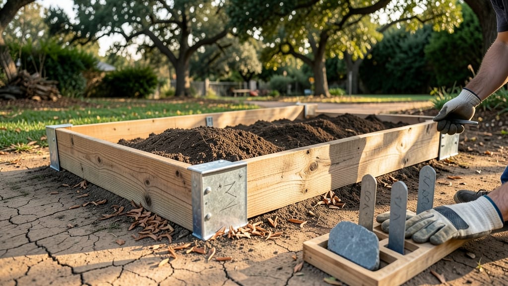 Raised Garden Bed Brackets: Heavy-Duty Stability for Wind-Resistant Planters