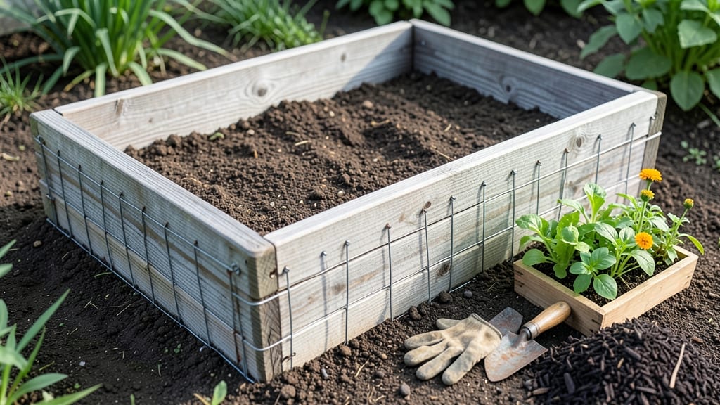 Raised Garden Bed Chicken Wire: Lock-Tight Frames for Windproof Stability