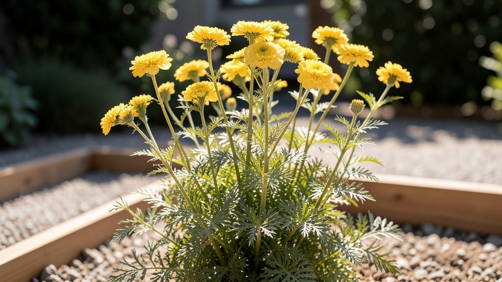 Yarrow Golden Queen Contrast