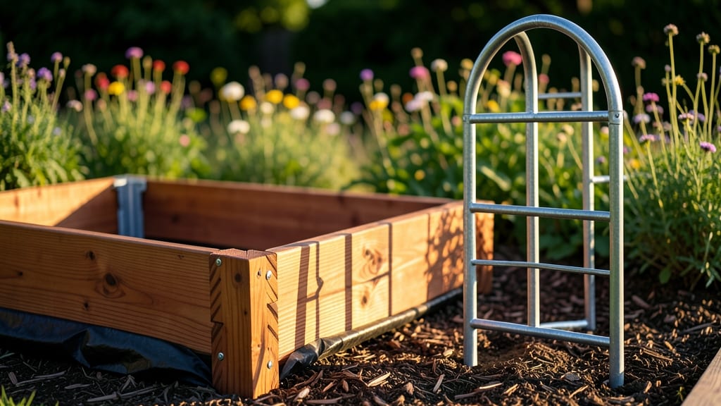 Raised Bed Corner Posts: Galvanized Steel vs. Cedar – Durability Showdown