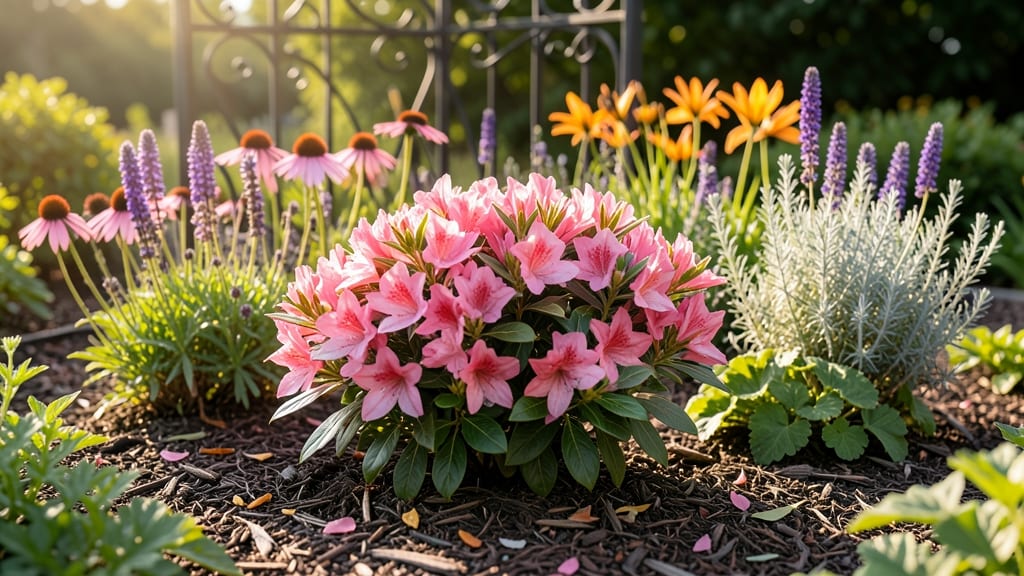 Seasonal Azalea and Perennial Pairings
