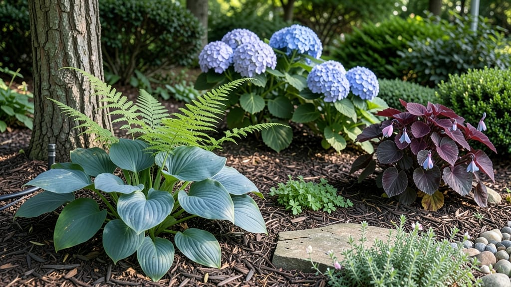 Flower Bed Ideas Around Trees: Lush Canopy Gardens With Dappled Light Lovers