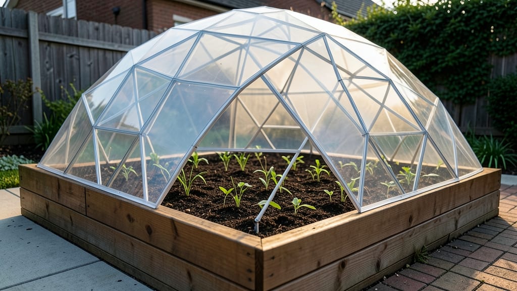 Geodesic Dome Greenhouse Cover