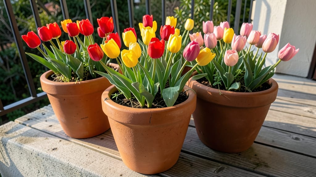 Tulip Container Garden Ideas