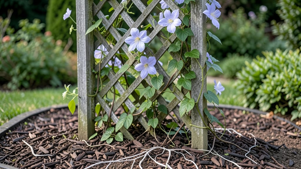 Flower Bed Trellis: Climbing Plant Support That Doubles Vertical Space