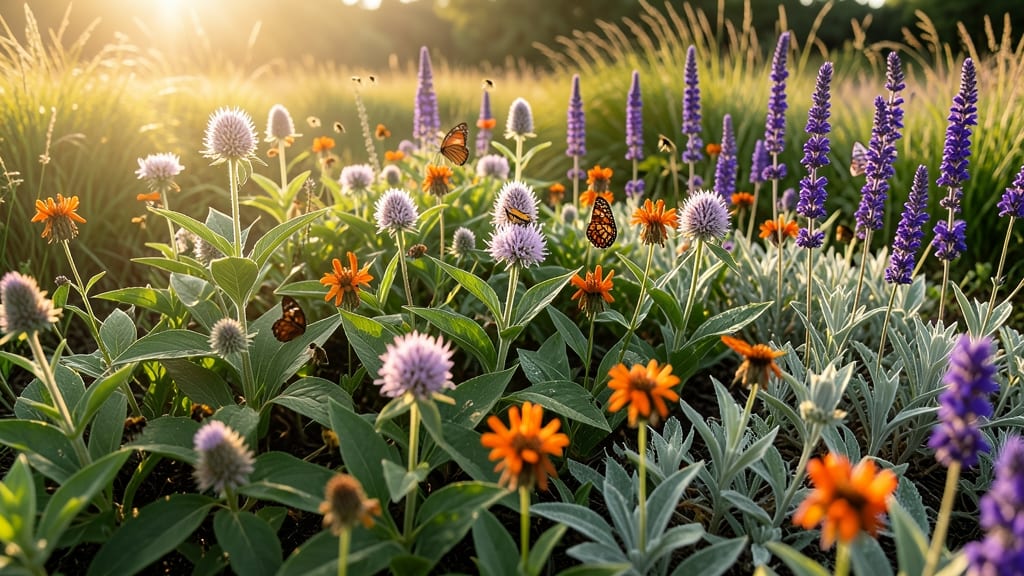 Butterfly Magnet Garden with Milkweed