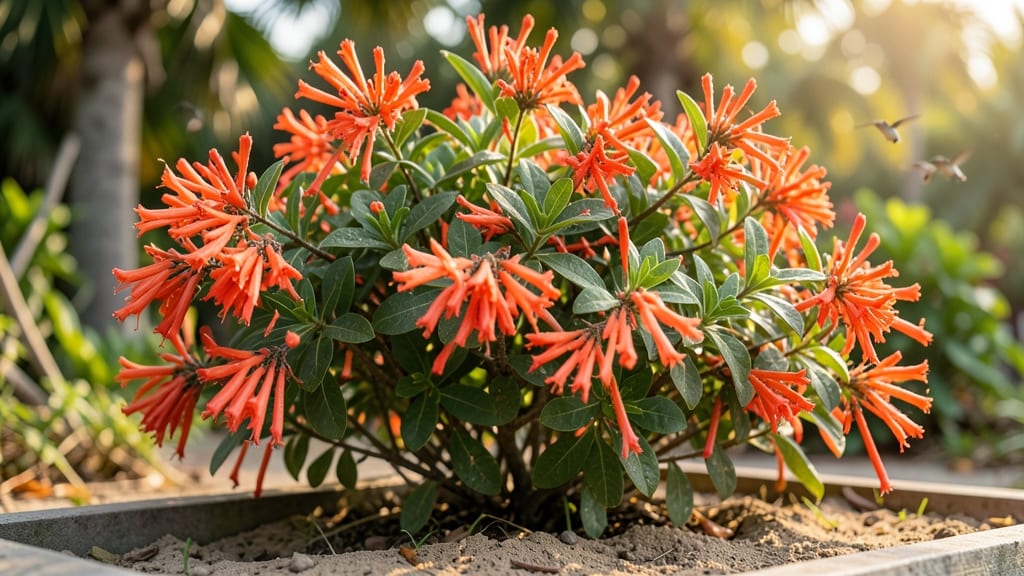 Firebush Shrub for Hummingbird Attraction