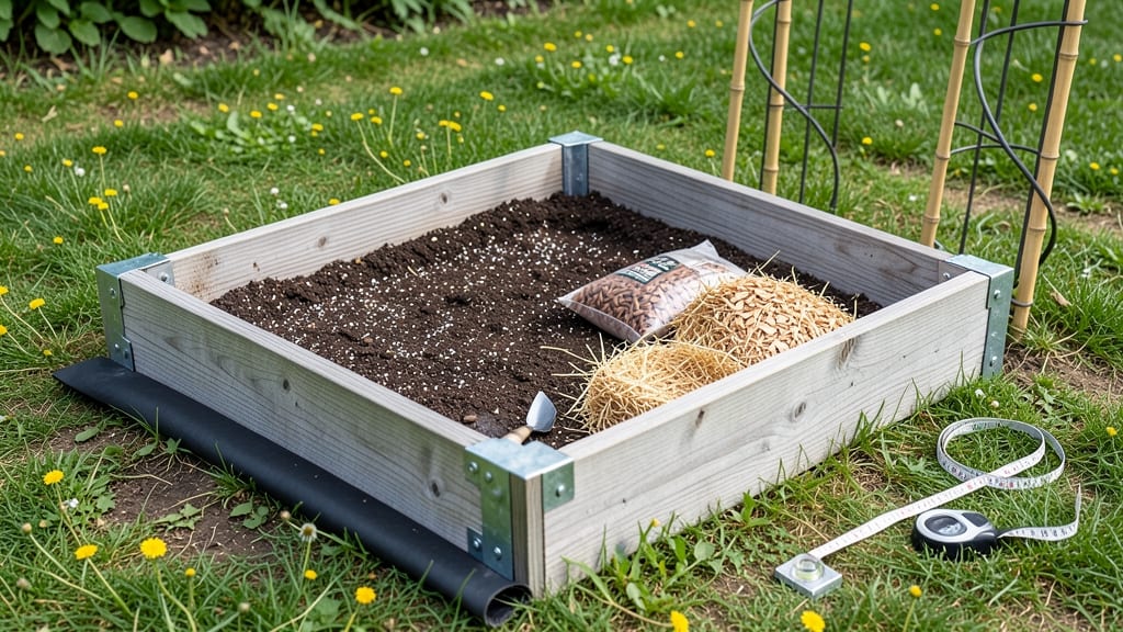 Raised Garden Bed Design Plans: Pre-Built Kits With Built-In Drainage and Weed Barriers