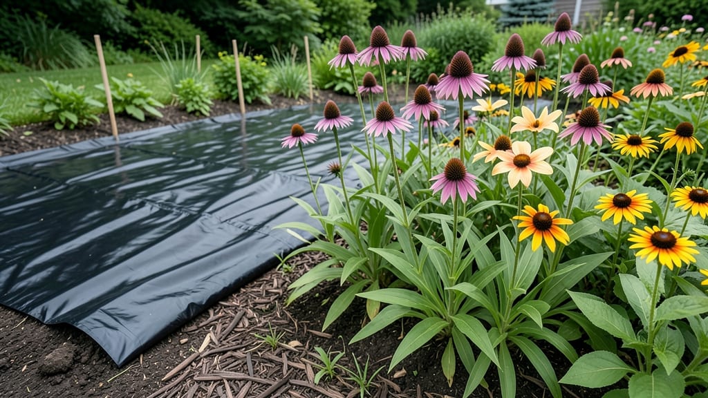 Flower Bed Tarp: Weed-Blocking Barrier for Pristine Garden Beds