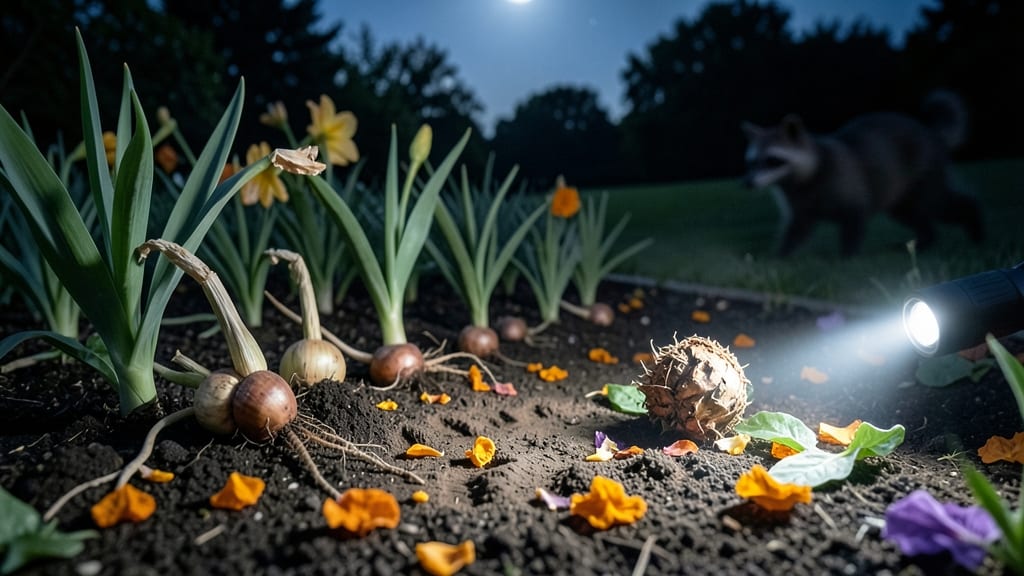 What Is Digging in My Flower Bed at Night: Moles, Voles, or Raccoons? Identify the Culprit