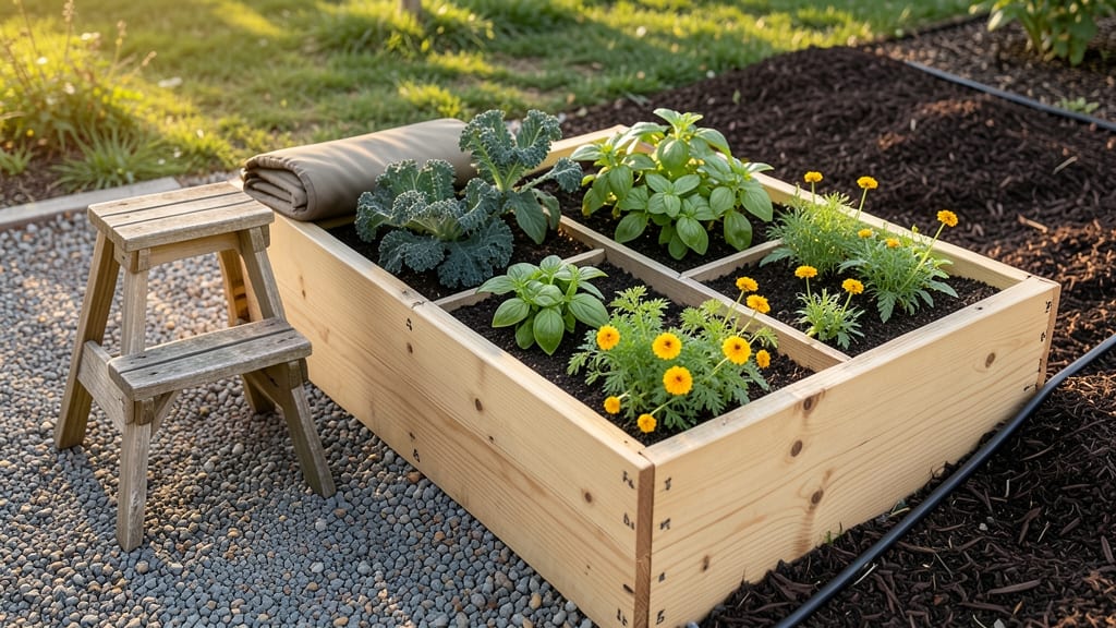 Raised Garden Bed Standing Planters: No-Tools Assembly for Urban Gardeners