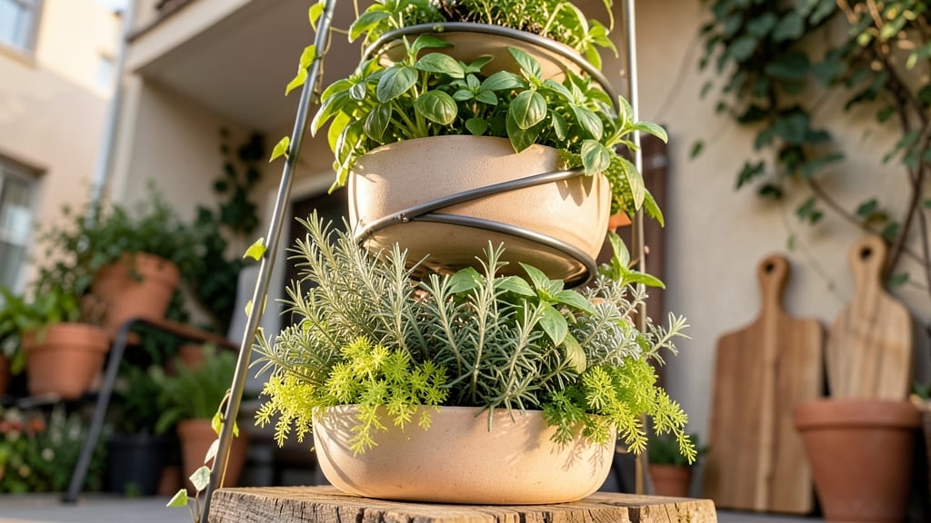 Spiral Herb Garden Tower