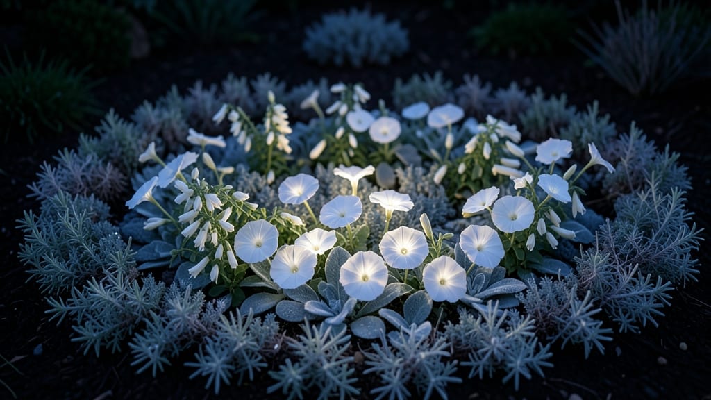 Moon Garden with Nocturnal Blooms