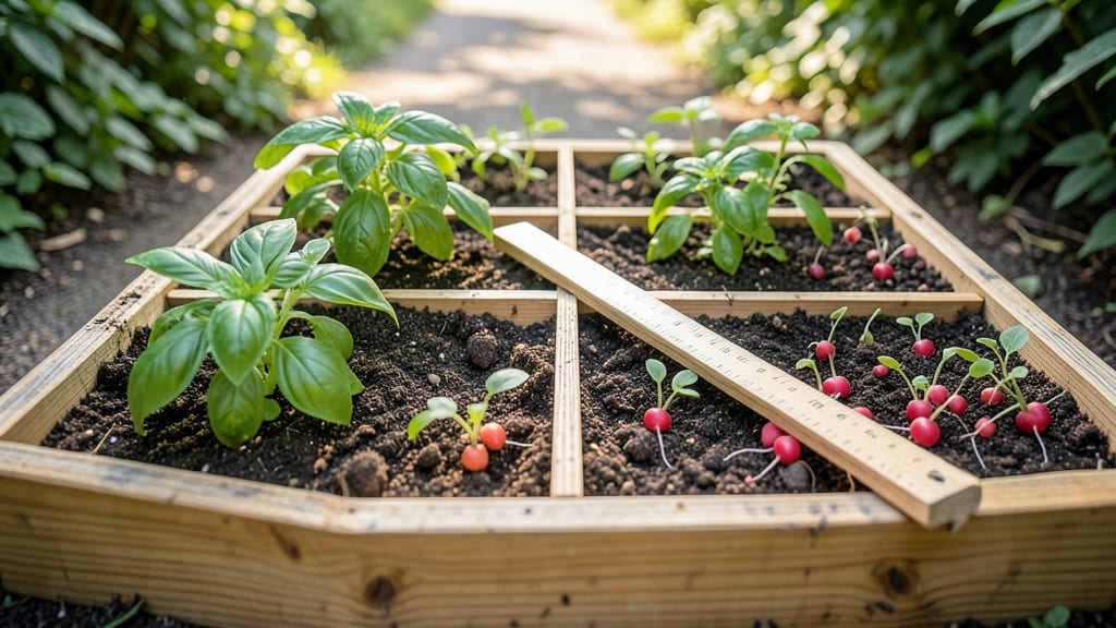 Square Foot Gardening Grid Layout