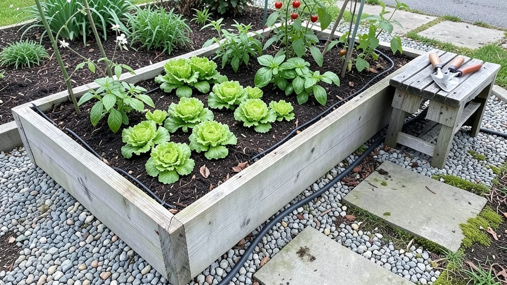 Walk-In Raised Bed Garden: Modular Frames for Customizable Plant Heights