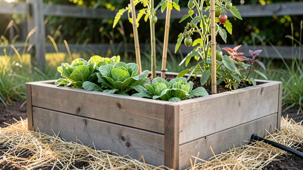 Raised Garden Bed Planter Box: Modular Assembly for Customizable Year-Round Harvests