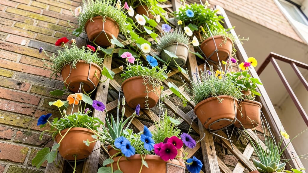 Vertical Flower Wall Plan