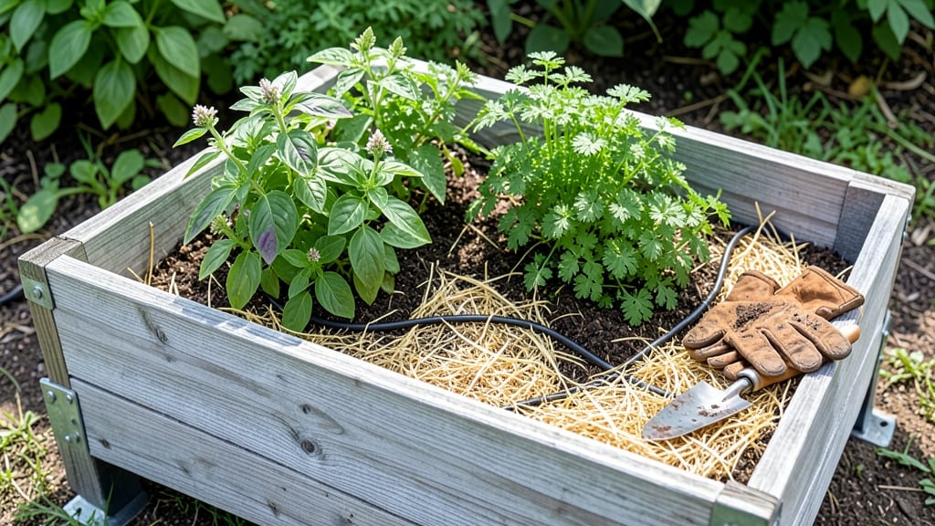 Raised Bed Herb Garden: Modular Design for Year-Round Freshness