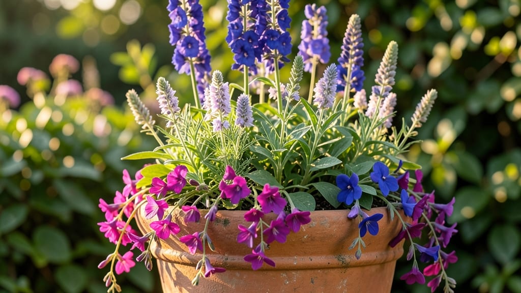 Container Garden with Mixed Heights