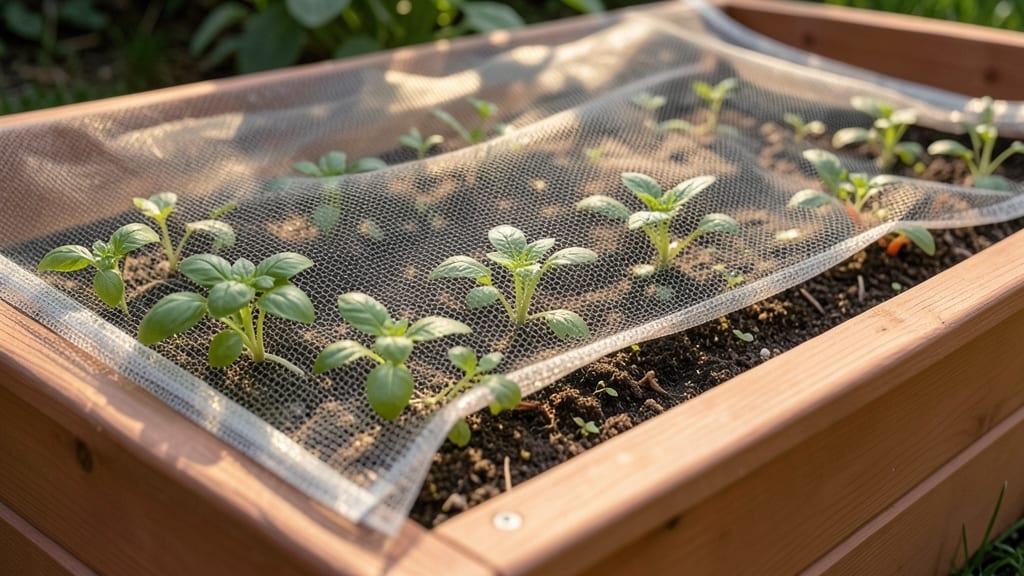Floating Row Cover Fabric with Pest Netting